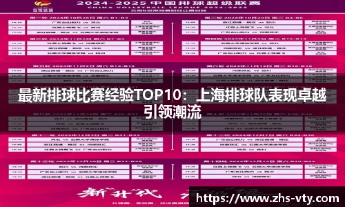 最新排球比赛经验TOP10：上海排球队表现卓越引领潮流